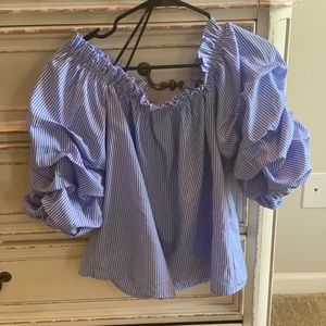 Off the shoulder shirt